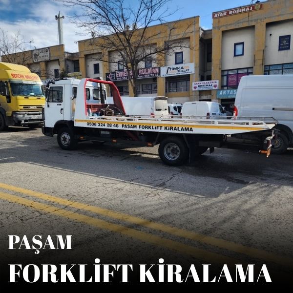 Ankara İncek forklift kiralama firması yük taşıma operasyonu